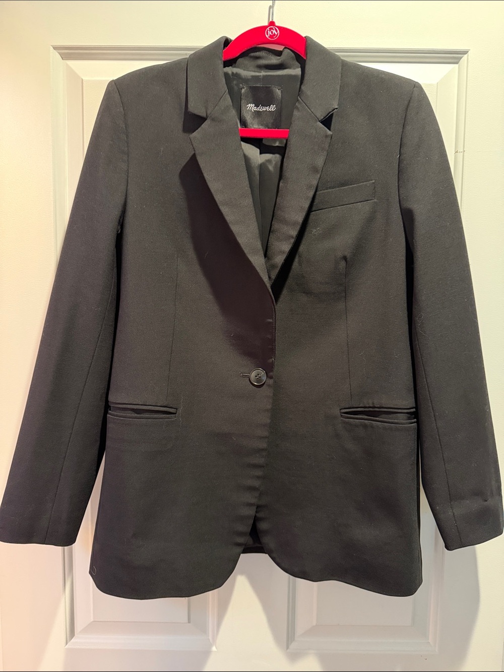 Madewell Black Single-Button Women's Blazer